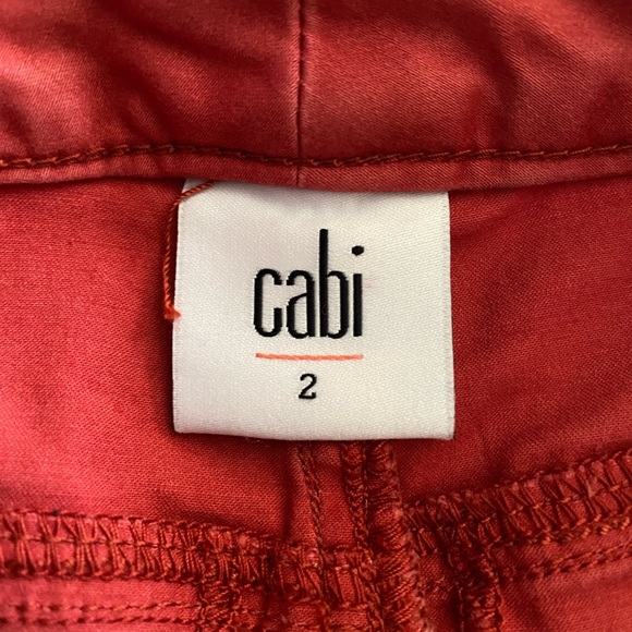 Cabi Pants & Jumpsuits Nantucket Hutton Skinny Jogger Pants brick red Women’s 2 - Picture 10 of 11